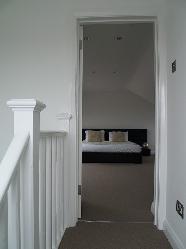 This loft conversion required a staircase identical to the existing one.