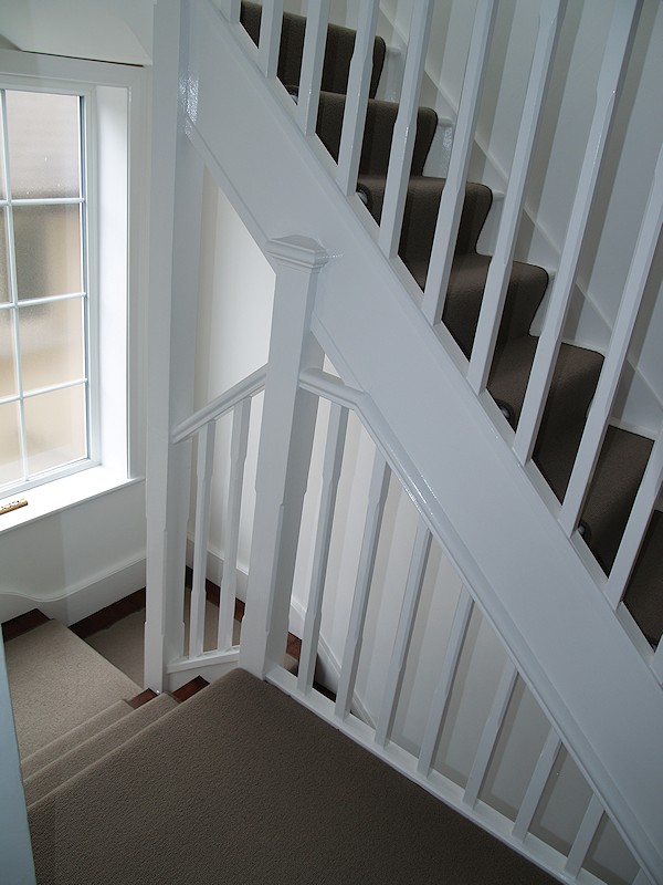 This loft conversion required a staircase identical to the existing one.