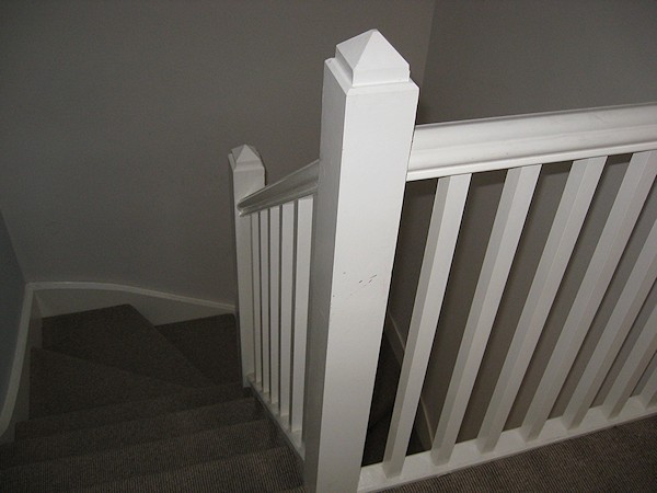 This softwood staircase was for a loft conversion.