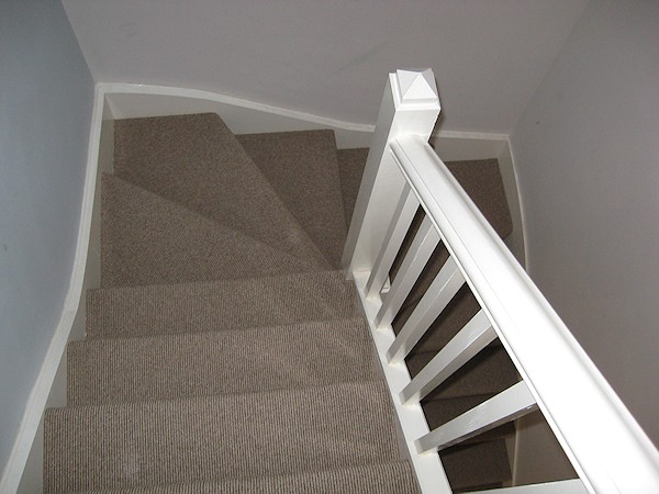 This softwood staircase was for a loft conversion.