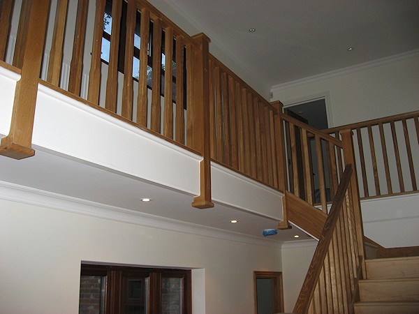 Oak staircase