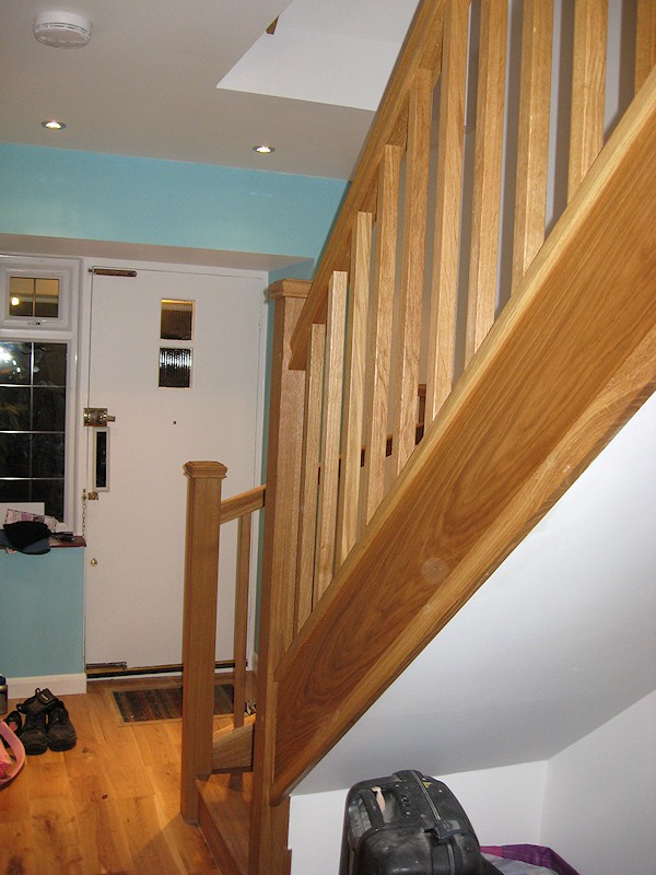 A double turn staircase with quarter landings, for a loft conversion.