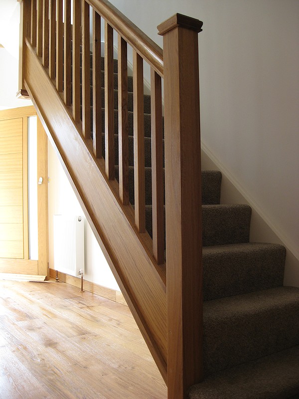 This part oak staircase was for a new build property.