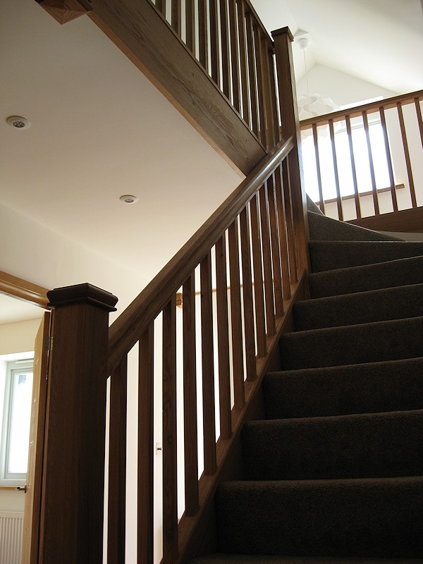 This part oak staircase was for a new build property.