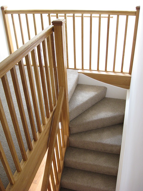 This part oak staircase was for a new build property.