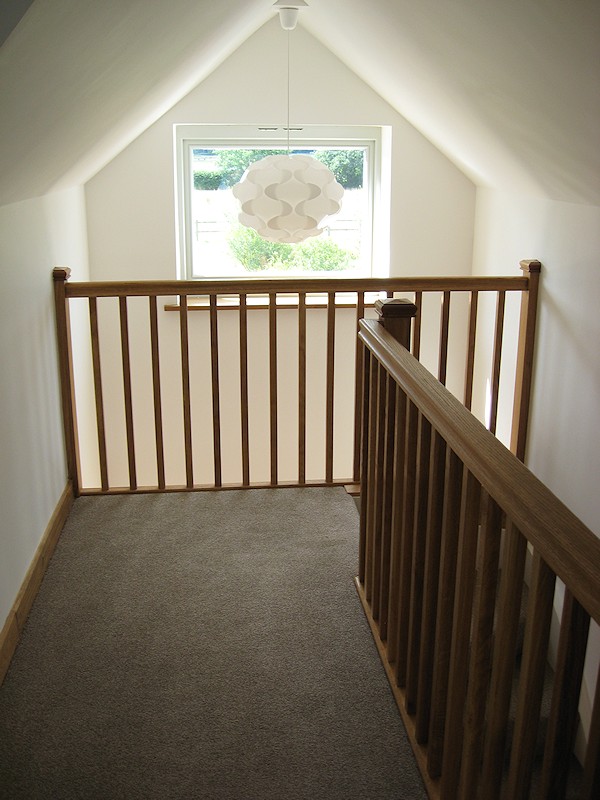 This part oak staircase was for a new build property.