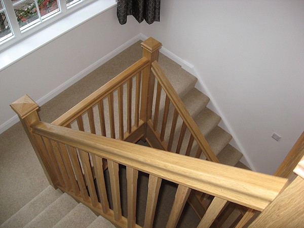 This staircase was a replacement incorporated within an extensive house refurbishment.