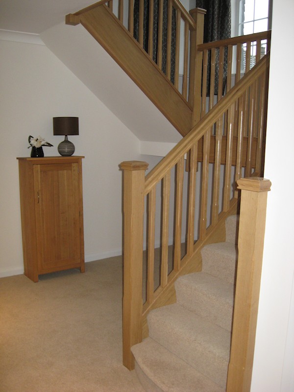 This staircase was a replacement incorporated within an extensive house refurbishment.