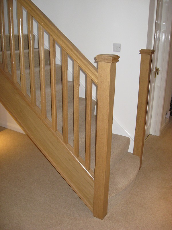 This staircase was a replacement incorporated within an extensive house refurbishment.