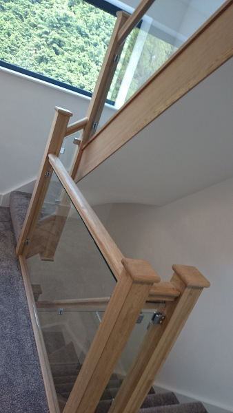 Two staircases positioned in this vast entrance hall.