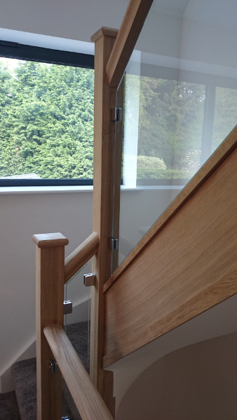 Two staircases positioned in this vast entrance hall.