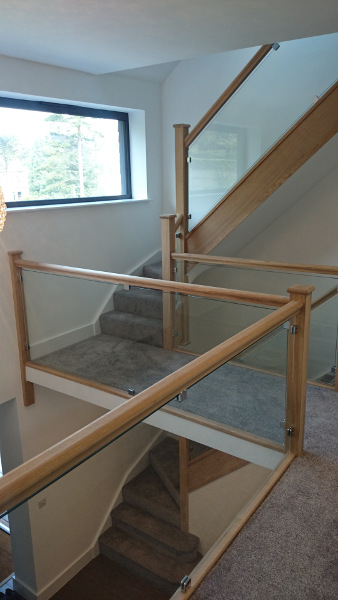 Two staircases positioned in this vast entrance hall.