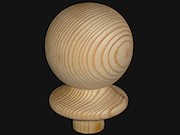 Ball newel caps